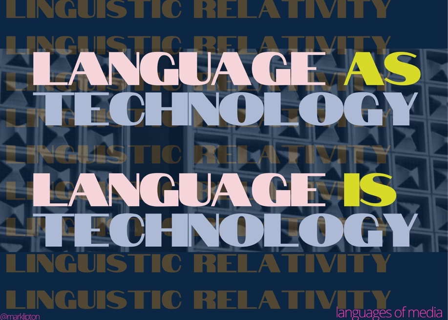 image: Language as technology language is technology