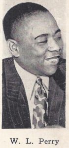 Picture of Walter L. Perry from Progress (1951), utilized with permission from the Chatham Kent Black Historical Society