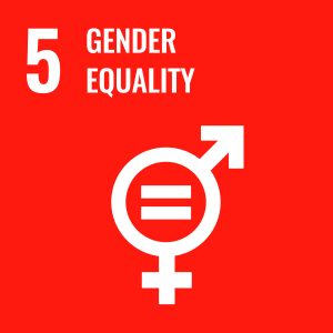Logo for suistainable development goal 5 which is focused on gender equality