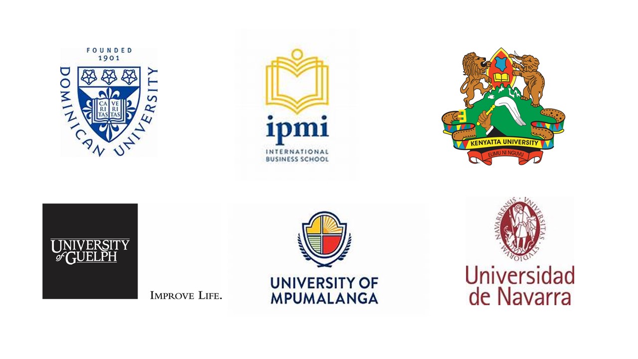 a picture showing the logos of all six participating universities