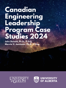 Canadian Engineering Leadership Program Case Studies 2024 book cover